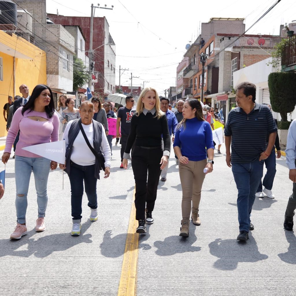 Mejoran movilidad en Huixquilucan con calles nuevas