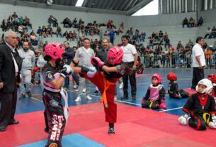 Niños en combate por primeros lugares en torneo de Lima Lama