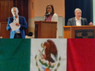 Miguel Mancera, Margarita Zavala y Carlos Gómez en Ciudadanos Por México