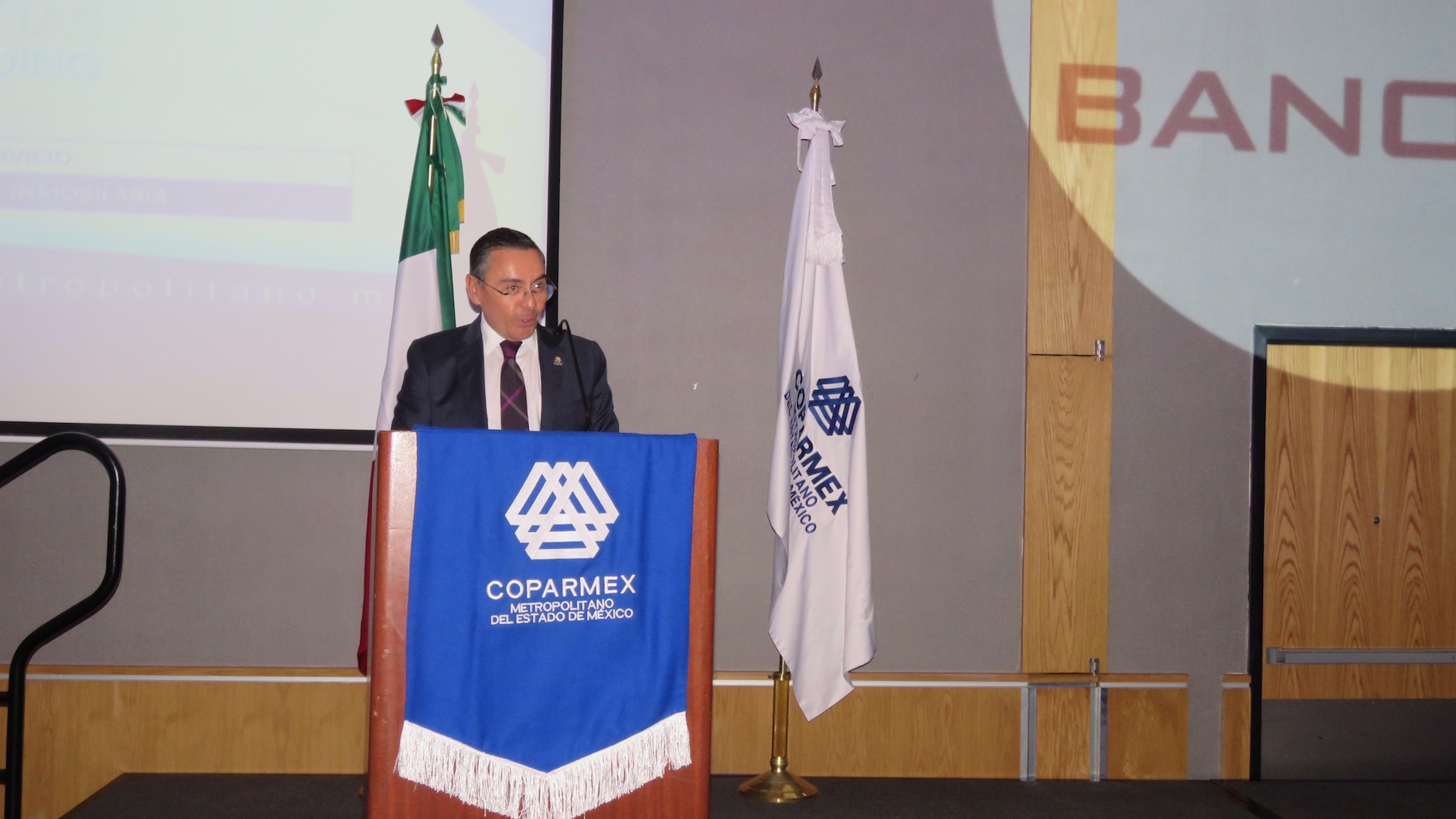 Presidente de la Coparmex Metropolitano, Erick Cuenca Gurrola