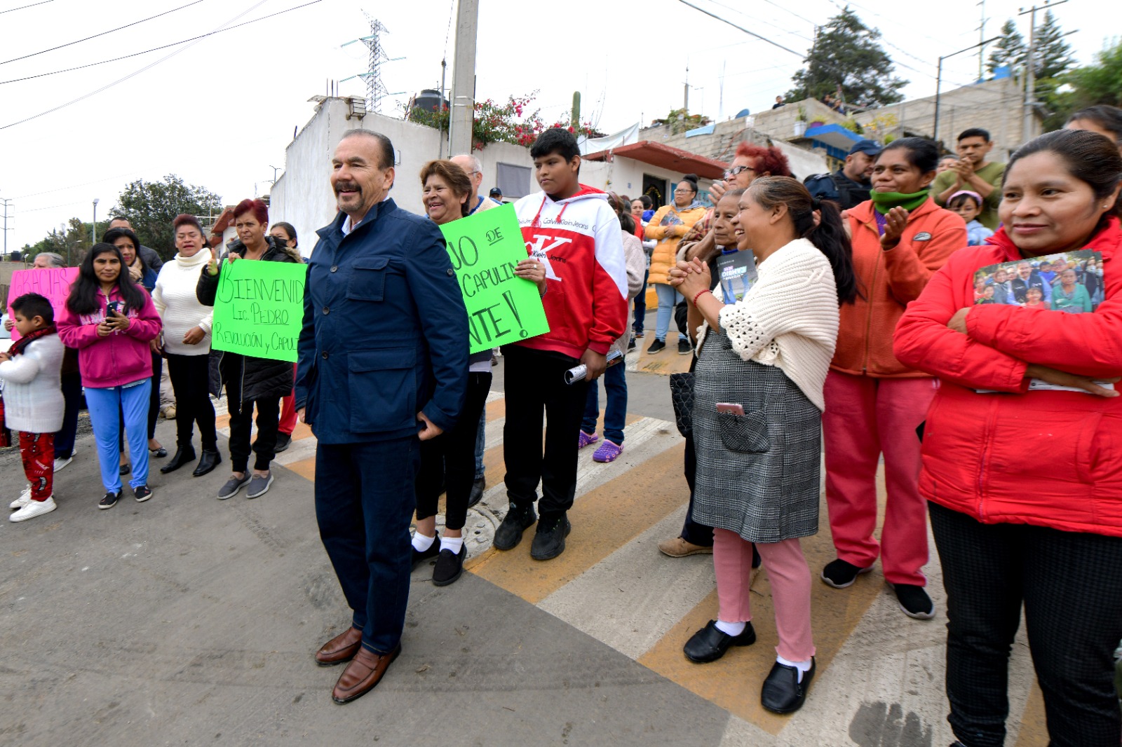 Con carteles favorables fue recibido alcalde Pedro Rodríguez Villegas