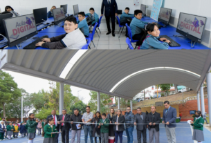 Dotan de arco techos y aulas digitales a escuelas de Atizapán de Zaragoza