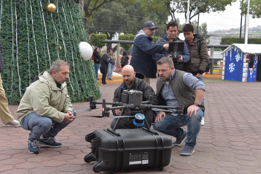 Con exploración de dron o en forma directa levantan inventario en Atizapán de Zaragoza