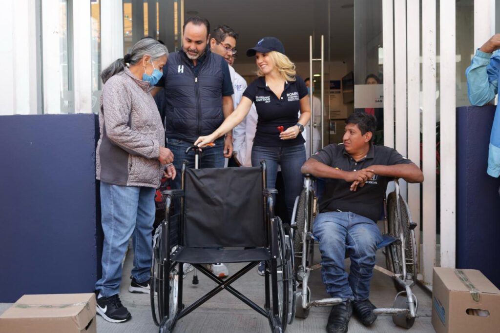 Personas con discapacidad beneficiadas en San Fernando, Huixquilucan