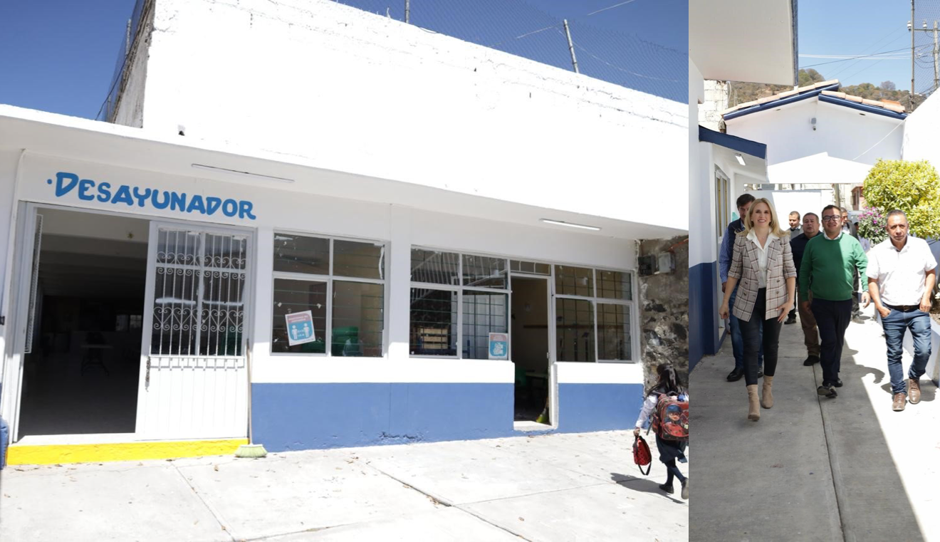 Escuela renovada en Huixquilucan