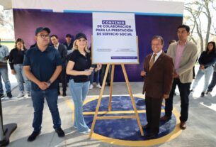 Firman convenio para prestación de servicio social en gobierno de Huixquilucan