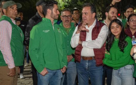 Gonzalo Alarcón y Pepe Couttolenc en arranque de campaña en Atizapán de Zaragoza