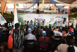 Suma Angélica Moya a 600 líderes del PVEM en Naucalpan