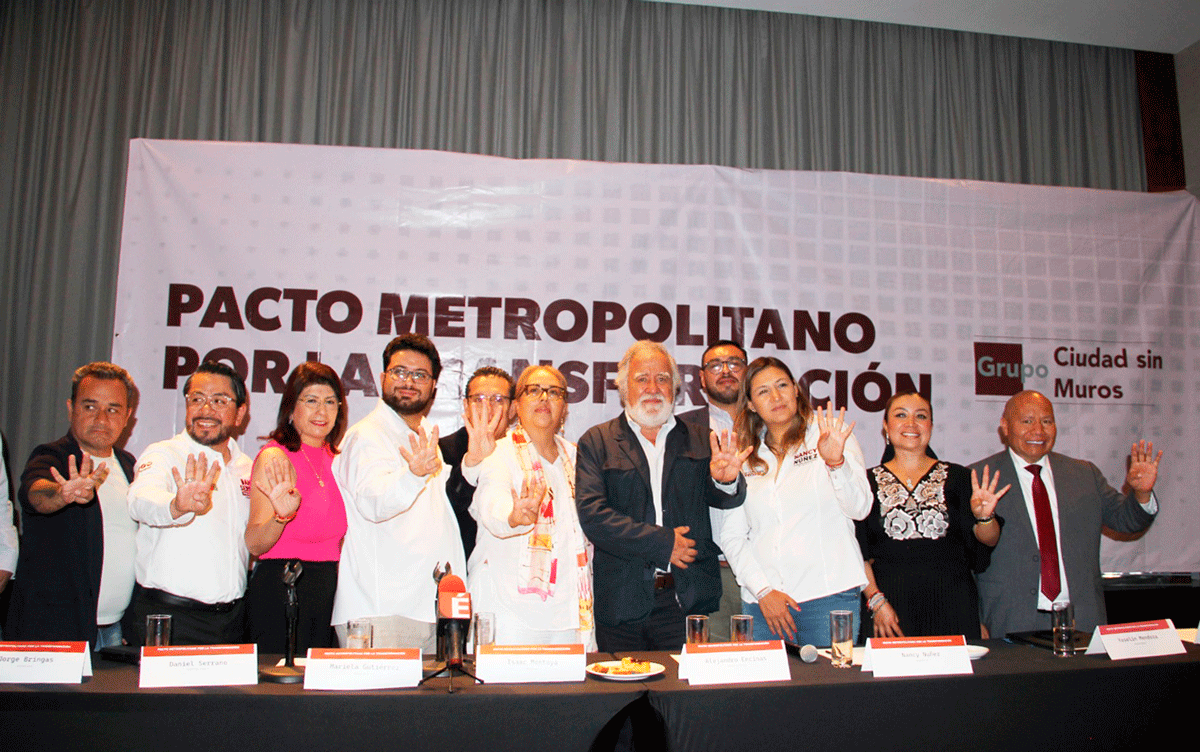 Candidatos a presidentes municipales, senador y representante al gobierno de la CDMX firman pacto