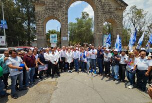 Angélica Moya Marín es apoyada por mil 800 taxistas de Naucalpan