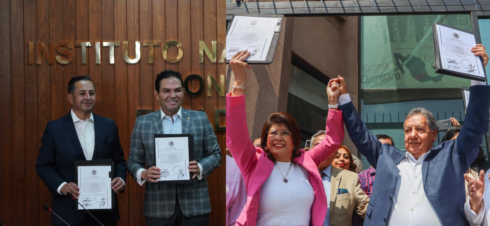 Enrique Vargas del Villar, PAN, PRI, PRD e Higinio Martínez MORENA, PVEM, PT reciben constancia de mayoría como senadores