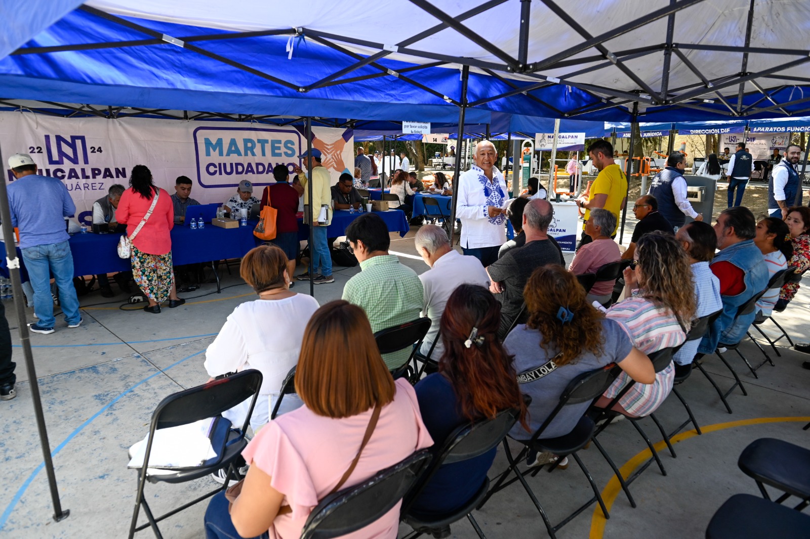 Gran asistencia en el reinicio del Martes Ciudadano en Naucalpan