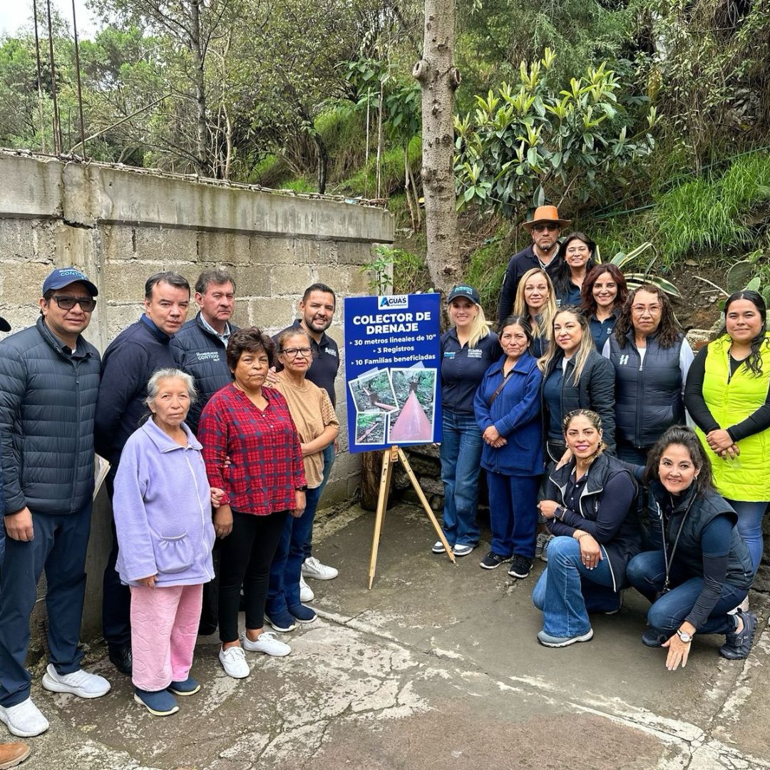 Un colector evitará daños en la salud de habitantes de Huixquilucan