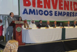 Pedro Rodríguez, ante empresarios de ASECEM