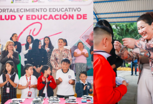 Estudiantes de primaria reciben salud de especialistas de Gobierno de Tlalnepantla