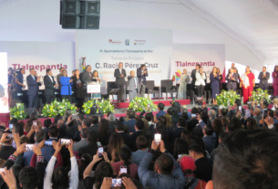Toma de protesta de Raciel Pérez Cruzl, alcalde electo de Tlalnepantla