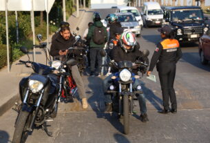 Revisan motocicletas bajan accidentes viales en Huixquilucan