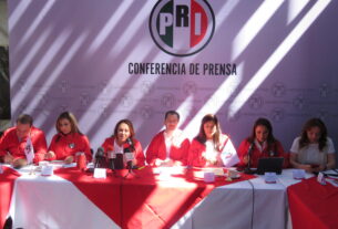 Cristina Ruiz Sandoval en rueda de prensa