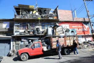 Vehículos, llantas, cascajo y todo lo que obstruya la avenida R1 y entronques será retirado por gobierno de Ecatepec
