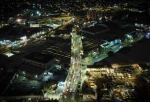 Calles iluminadas y recién pavimentadas por gobierno de Naucalpan