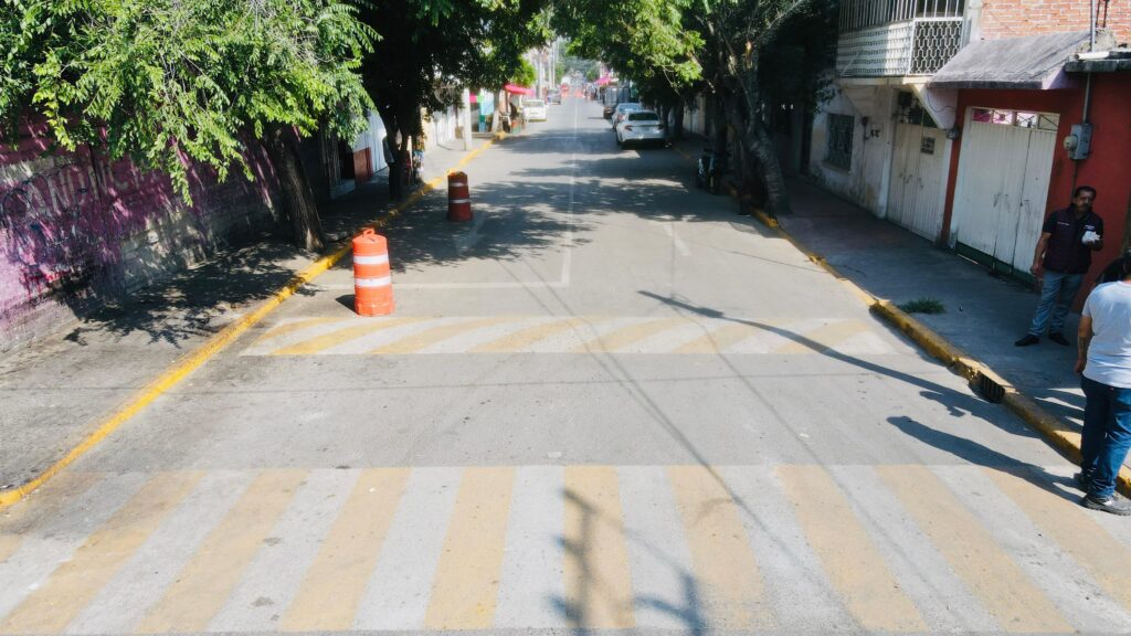 Casi kilómetros y medio suman las dos calles repavimentadas en La Laguna, Tlalnepantla 