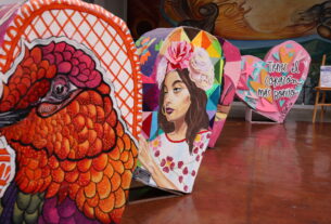 Creaciones con símbolos de la identidad de los huixquiluquenses