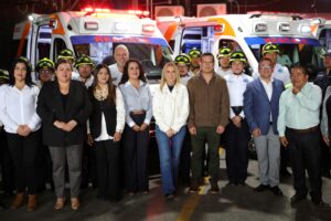 Ambulancias nuevas para atención inmediata en Huixquilucan