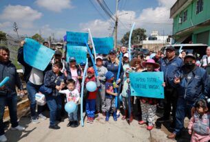 Agradecen gimnasio y repavimentación en Huixquilucan
