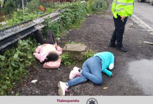 Dos mujeres lesionadas en Tlalnepantla