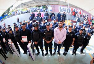 Reconoce Isaac Montoya a policías por desempeño contra delitos