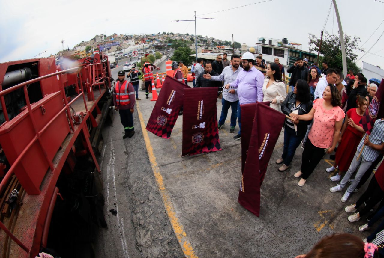 Rehabilitan 3.5 kilómetros del boulevard Luis Donaldo Colosio, Naucalpan