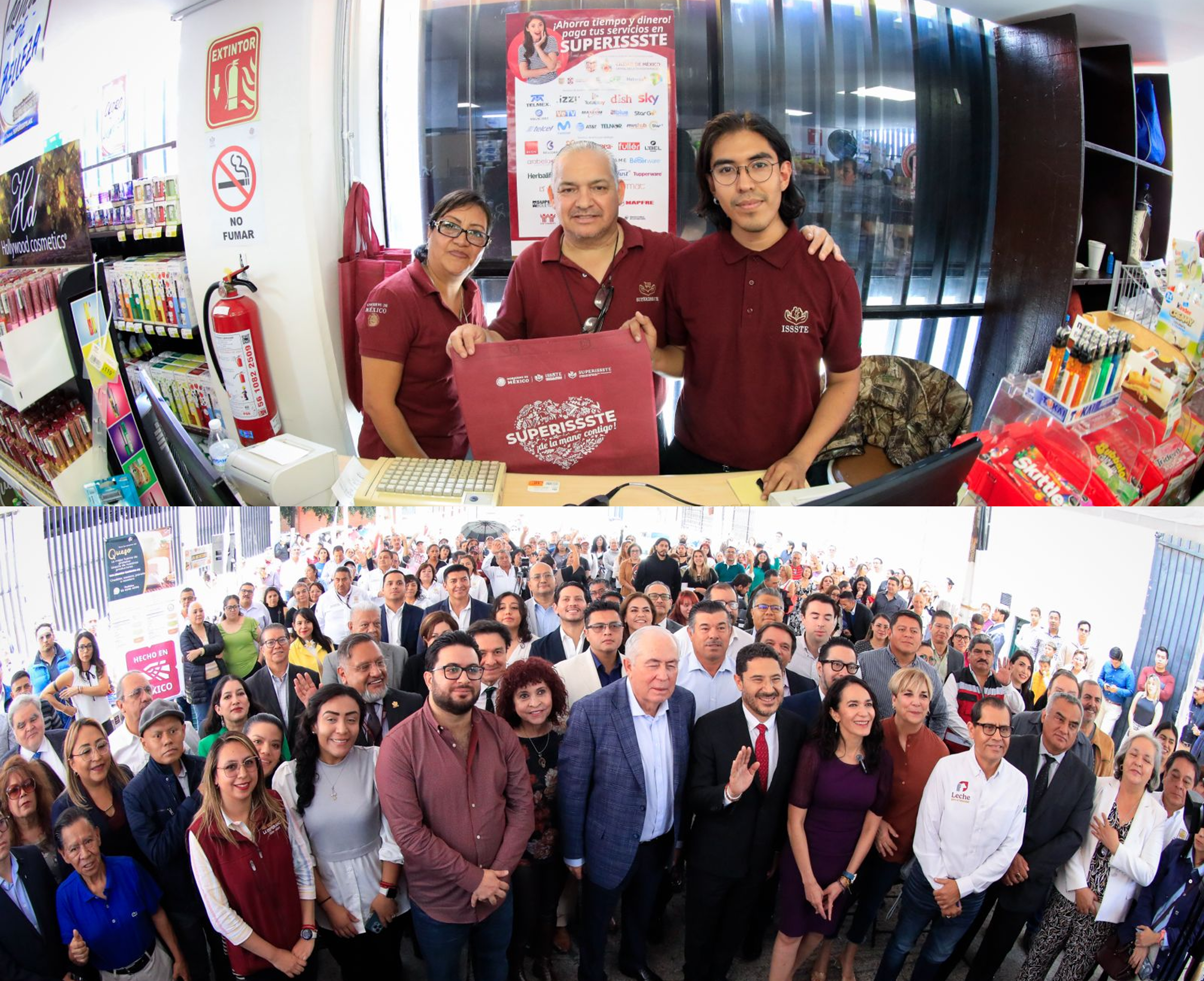 Inaugura Isaac Montoya Tienda SUPERISSSTE en el Toreo