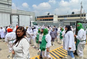 Personal desalojado de empresa donde había fuga de Dióxido de Carbono