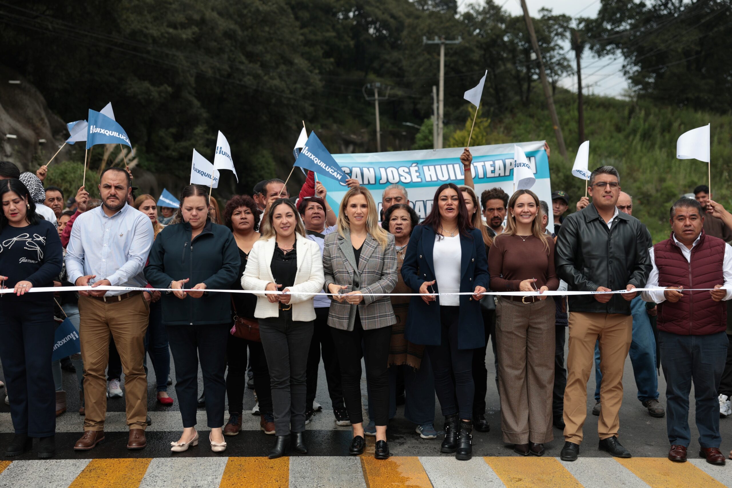 Entregan carretera Río Hondo Huixquilucan renovada para seguridad de los ciudadanos