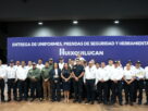 Entregan uniformes a trabajadores de Huixquilucan