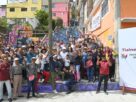 Raciel Pérez Cruz inaugura pasos peatonales en San Juan Ixhuatepec