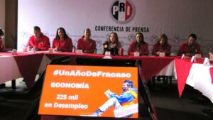 Resultados del primer año de gobierno de la Presidenta de la República, según cifras del PRI