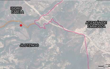 Lugar donde encuentran cuerpos en Jilotzingo