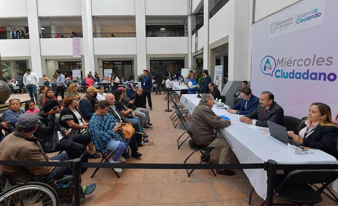Atienden a 177 personas en Miércoles Ciudadano de Atizapán de Zaragoza