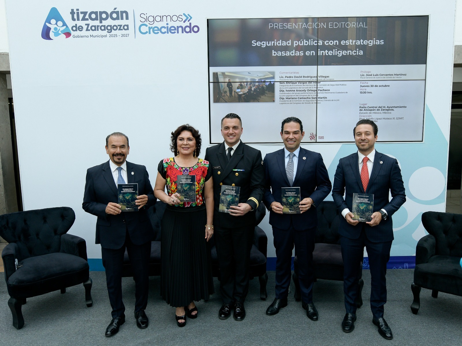 Pedro Rodríguez Villegas, Ivonne Ortega, Fabián Gómez, Enrique Vargas, Mariano Camacho San Martín