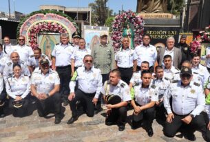 Cuerpos Auxiliares de Seguridad en la Basílica de Guadalupe