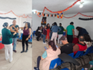 Jornadas de vacunación, salud y entrega de despensas por la asociación civil "Proyecto Social Naucalpan" que dirige David Parra