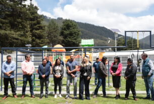Gobierno de Huixquilucan entrega otro gimnasio de calistenia