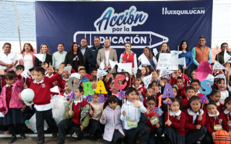Dos escuelas fueron intervenidas para mejorar las condiciones de trabajadores y docentes en Huixquilucan