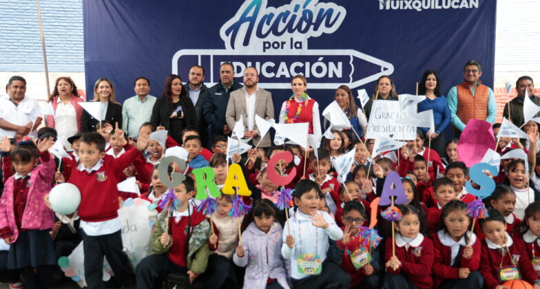Dos escuelas fueron intervenidas para mejorar las condiciones de trabajadores y docentes en Huixquilucan