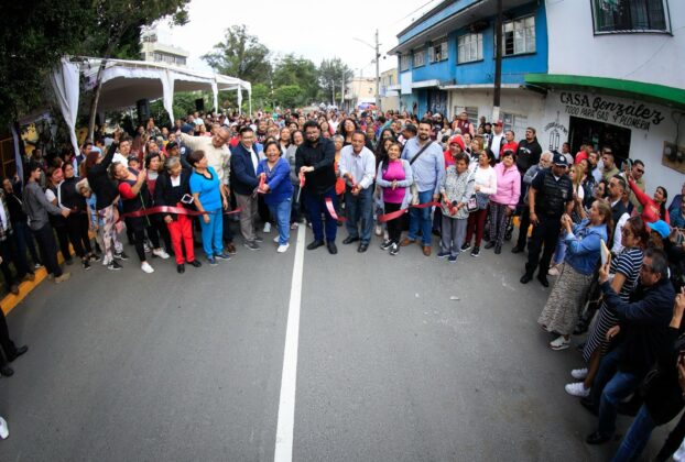 Más de 1.6 kilómetros de la avenida Ferrocarriles fueron renovados por gobierno de Naucalpan