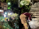 Elementos de Protección Civil y Bomberos atienden deslave en Naucalpan