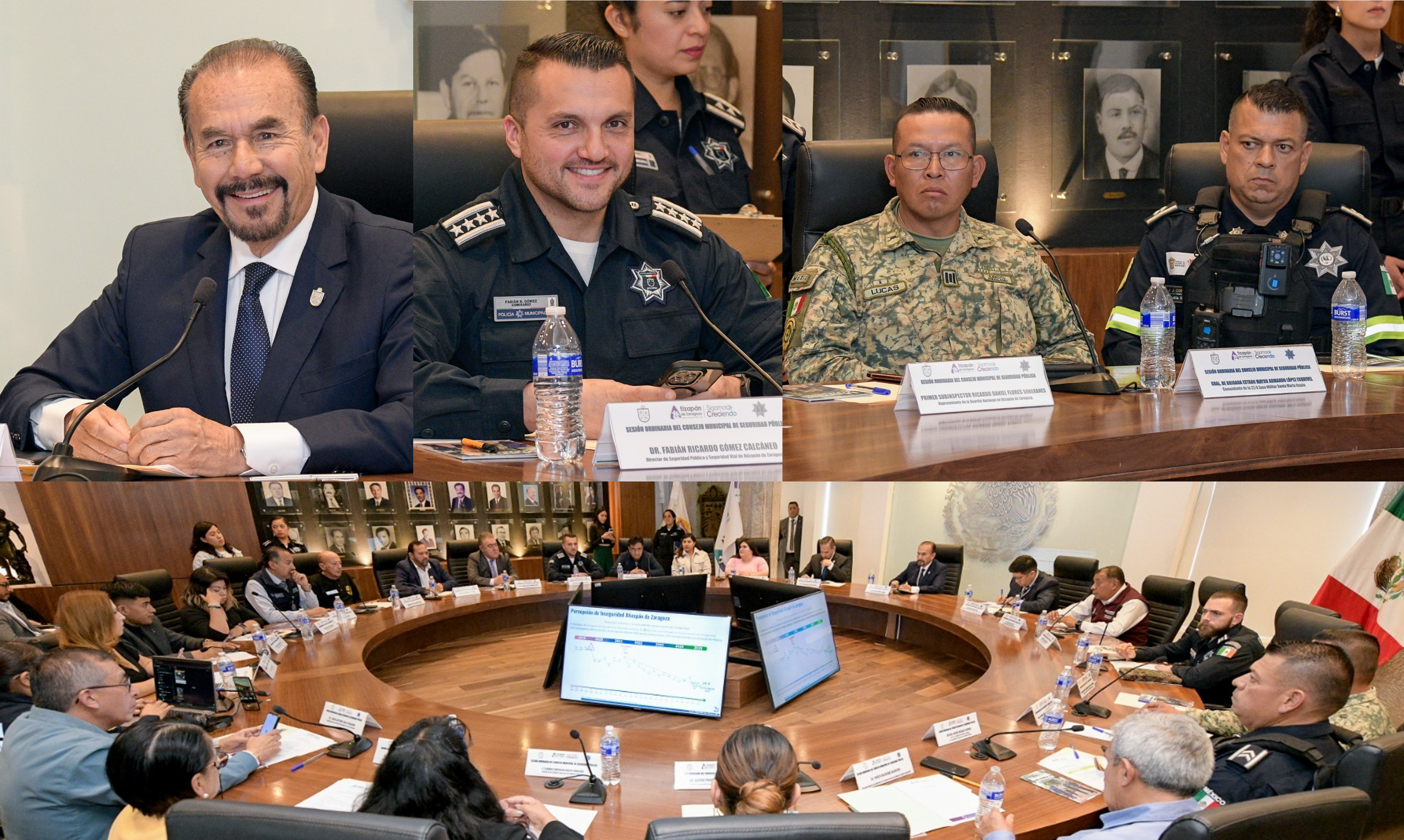 Presentan informe de Consejo Municipal de Seguridad de Atizapán de Zaragoza