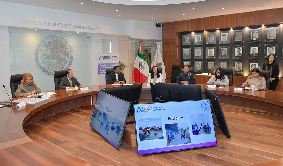 Sesión de Comité Municipal de Erradicación del Trabajo Infantil en Atizapán de Zaragoza