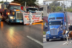 Transportistas y campesinos con demandas en autopistas